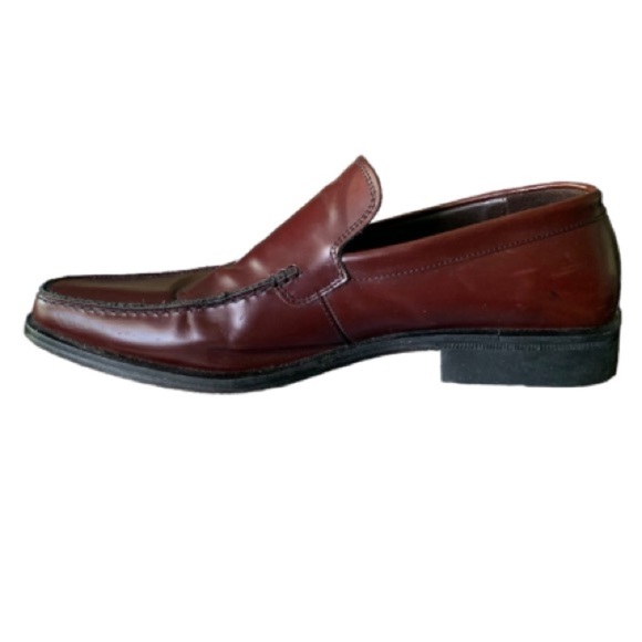 Kenneth Cole New York Chestnut Brown Loafer Mens Size 11.5 Slip On Dress Shoe - Picture 3 of 14